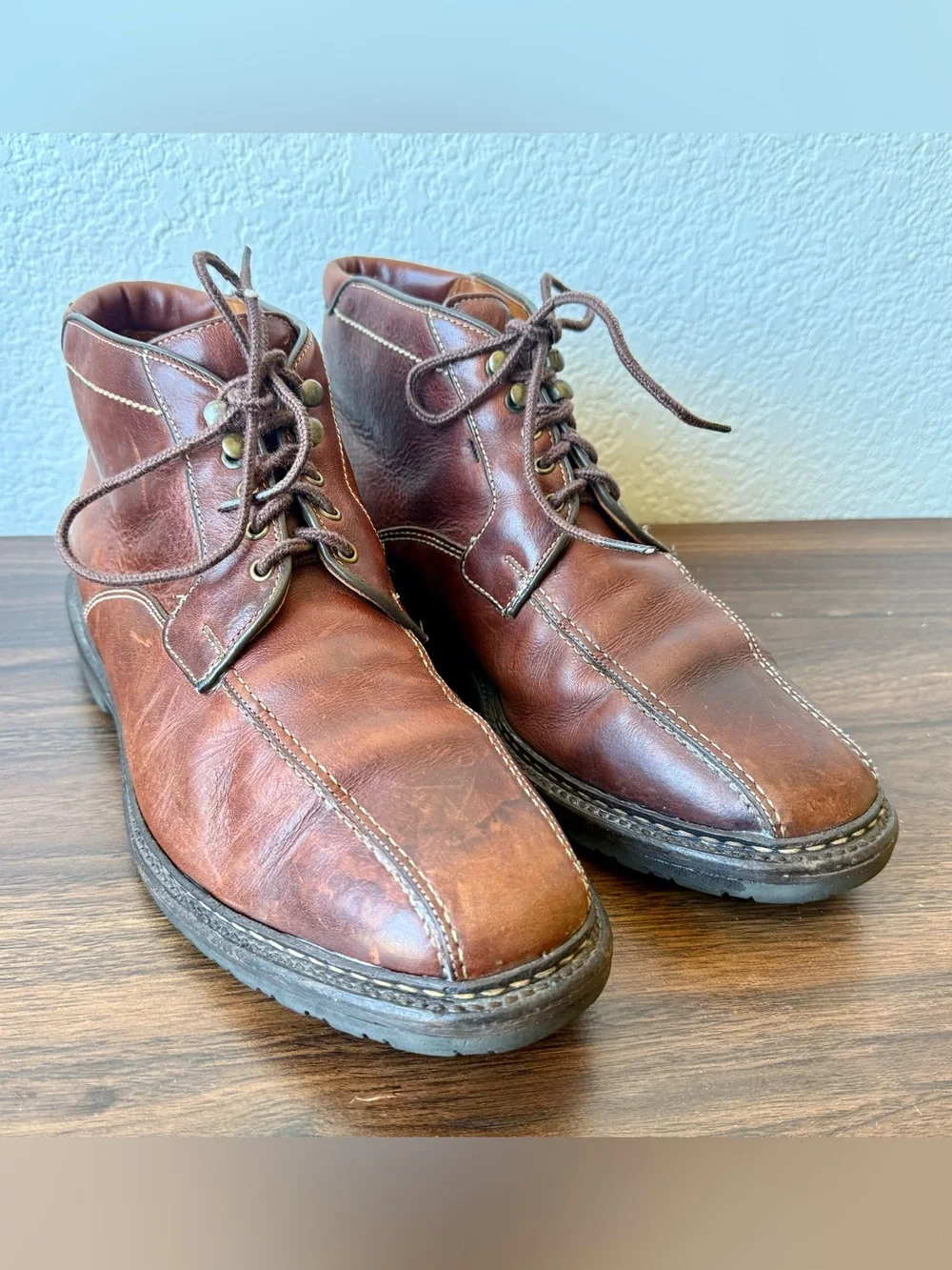 Allen Edmonds Brown Leather Chukka Boots